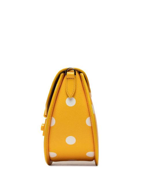 METROPOLIS Mini sac en cuir imprimé tons pollen + noir - Sacs pour Femme