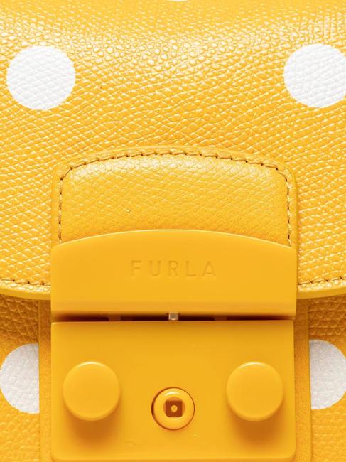 METROPOLIS Mini sac en cuir imprimé tons pollen + noir - Sacs pour Femme