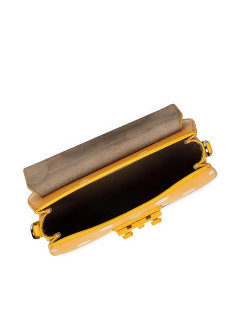 METROPOLIS Mini sac en cuir imprimé tons pollen + noir - Sacs pour Femme