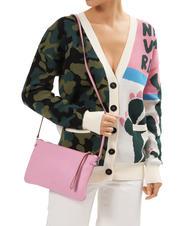 GIANNI CHIARINI HERMY Pochette en cuir martel&eacute; rosa-nature - Sacs pour Femme - 5