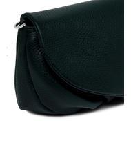 GIANNI CHIARINI ADELE Pochette en cuir avec bandouli&egrave;re en m&eacute;tal vert profond - Sacs pour Femme - 3