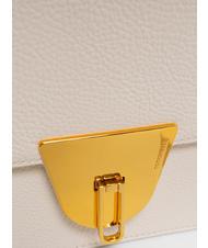 COCCINELLE NICO Petit sac bandoulière en cuir lait de coco - Sacs pour Femme - 3