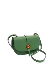 COCCINELLE MARGHERITA Sac Saddle en cuir martel&eacute; menthe poivr&eacute;e - Sacs pour Femme - 2