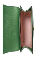COCCINELLE MARGHERITA Sac Saddle en cuir martel&eacute; menthe poivr&eacute;e - Sacs pour Femme - 6