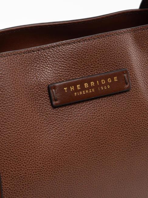 CARLOTTA Sac cabas porté épaule en cuir MARRON - Sacs pour Femme