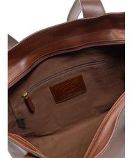 THE BRIDGE CARLOTTA Sac cabas porté épaule en cuir MARRON - Sacs pour Femme - 4