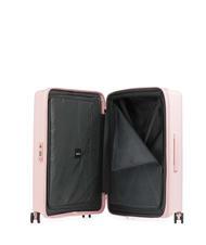 ECHOLAC FORZA Lot de 3 chariots extensibles : cabine+moyen+grand rose - Ensemble Valises - 2