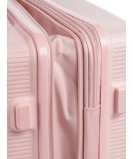 ECHOLAC FORZA Lot de 3 chariots extensibles : cabine+moyen+grand rose - Ensemble Valises - 8