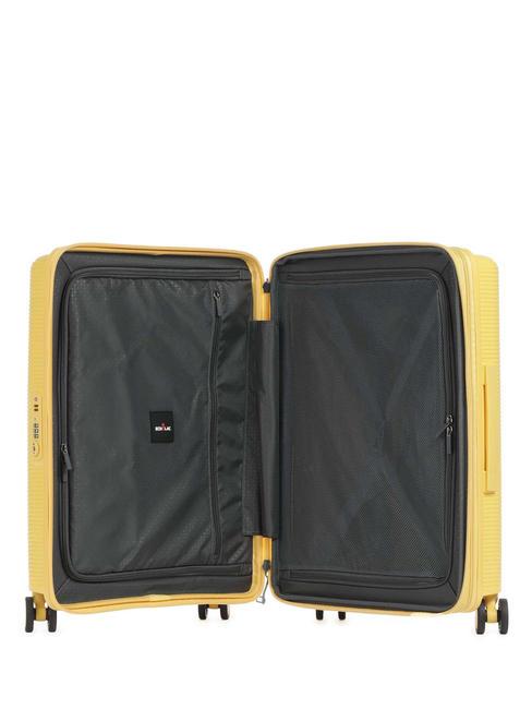 FORZA Chariot à bagages à main extensible jaune - Valises cabine