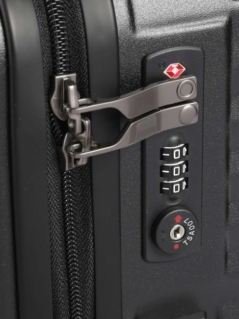 CELESTRA BLX Chariot &agrave; bagages &agrave; main noir - Valises cabine