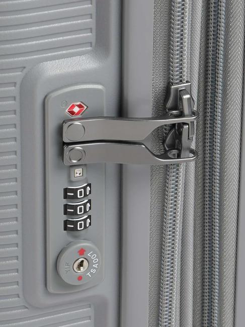 FORZA Chariot extensible moyen gris arctique - Valises Rigides