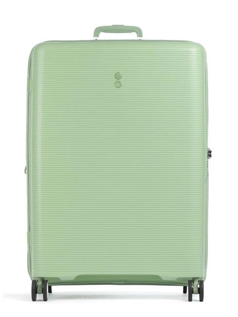 FORZA Lot de 3 chariots extensibles : cabine+moyen+grand vert récif - Ensemble Valises