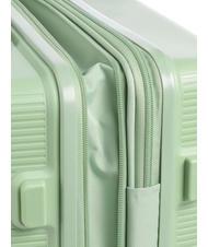 ECHOLAC FORZA Chariot extensible moyen vert récif - Valises Rigides - 5