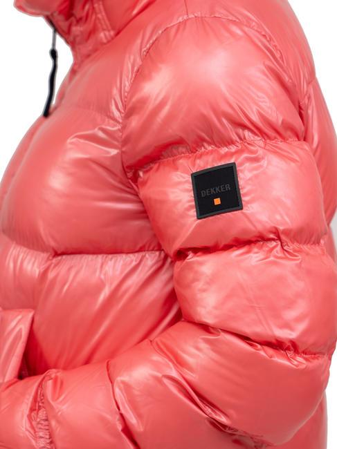 MARTFLY NIK Doudoune courte matelassée rose thé/cuir de cordovan - Doudounes femme