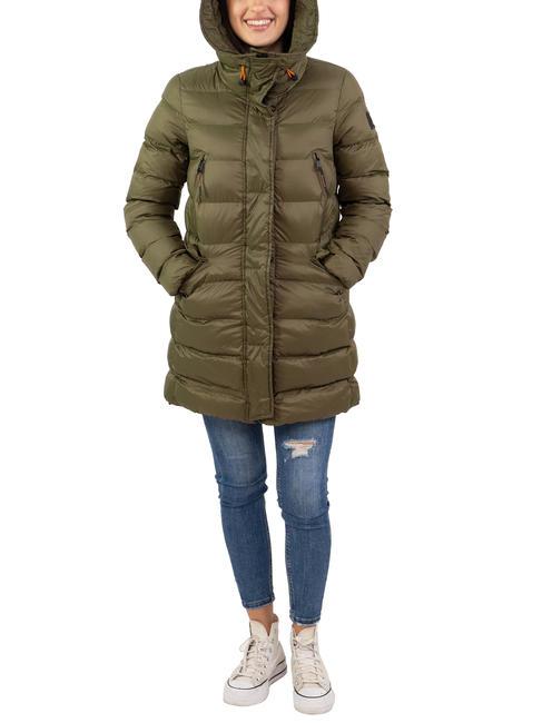 CHALA NY Couette longue olive foncé - Doudounes femme