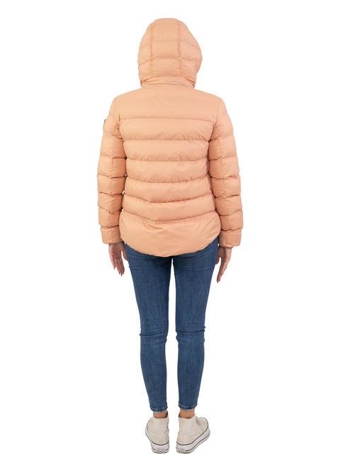 NISTON NY Doudoune courte &agrave; capuche Marron Bombay - Doudounes femme