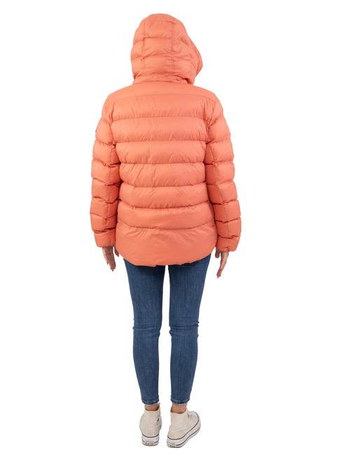 NISTON NY Doudoune courte à capuche terre de sienne - Doudounes femme