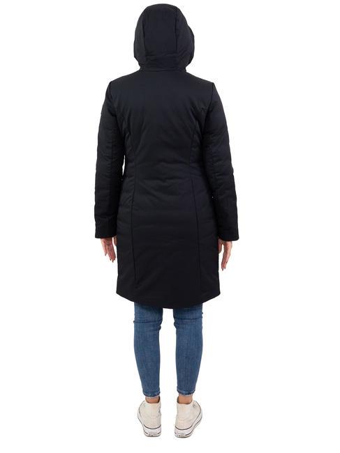 MEHTA SE Manteau stretch &agrave; capuche noir - Doudounes femme