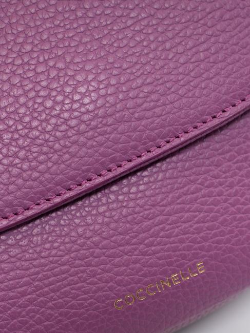 CHERRY Mini sac port&eacute; &eacute;paule en cuir dahlia - Sacs pour Femme