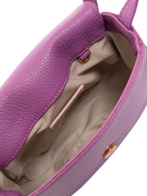 CHERRY Mini sac port&eacute; &eacute;paule en cuir dahlia - Sacs pour Femme