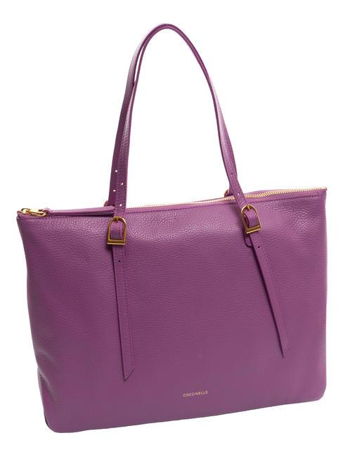 CHERRY Sac cabas en cuir martel&eacute; dahlia - Sacs pour Femme