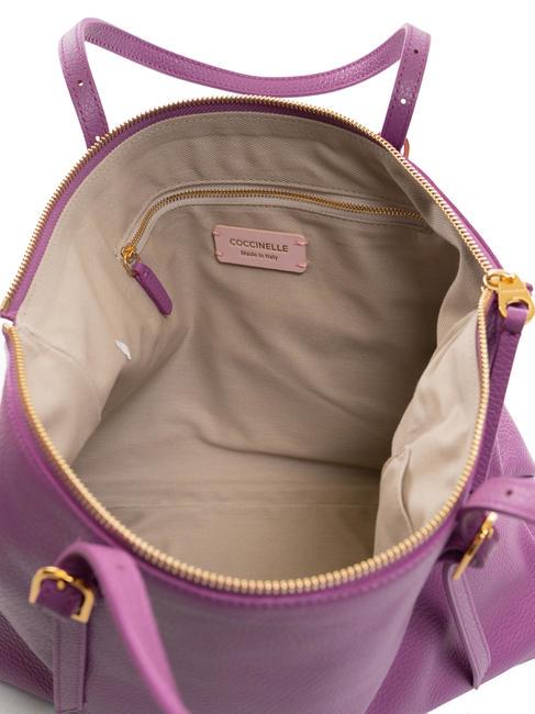 CHERRY Sac cabas en cuir martel&eacute; dahlia - Sacs pour Femme