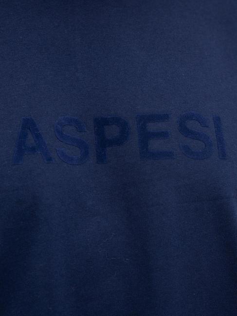 BASIC FLOCK T-shirt en coton avec logo marine - T-shirt