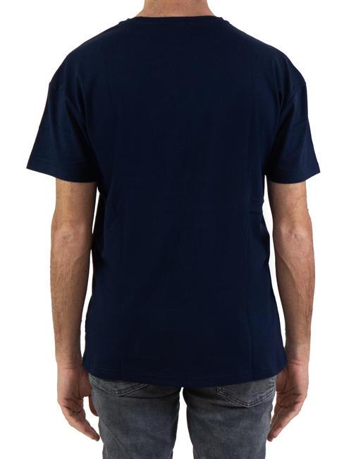 BASIC FLOCK T-shirt en coton avec logo marine - T-shirt