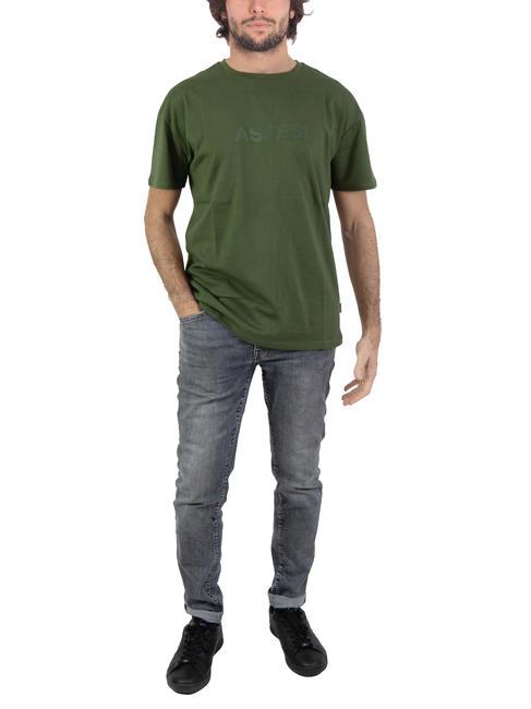 BASIC FLOCK T-shirt en coton avec logo militaire - T-shirt