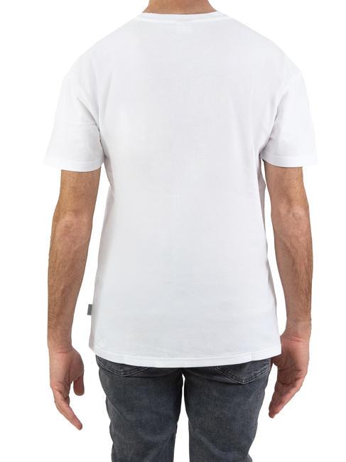 BASIC FLOCK T-shirt en coton avec logo blanc - T-shirt