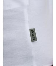 ASPESI BASIC FLOCK T-shirt en coton avec logo blanc - T-shirt - 4