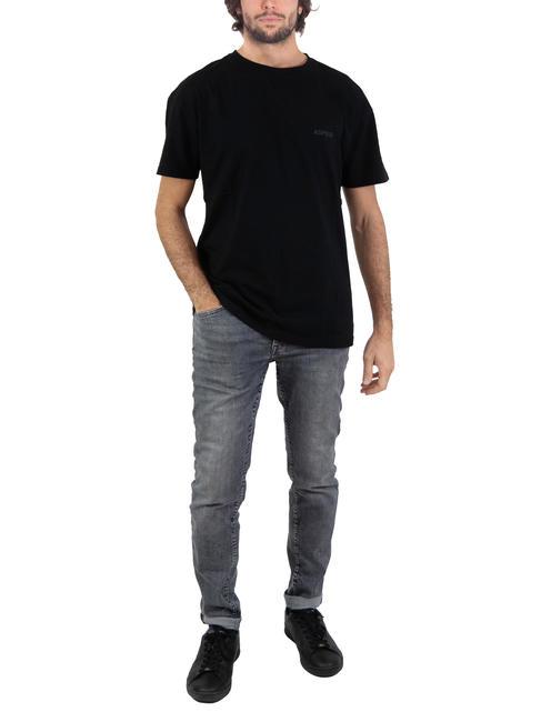 BASIC T-shirt en coton avec logo noir - T-shirt