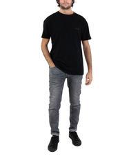 ASPESI BASIC T-shirt en coton avec logo noir - T-shirt - 5