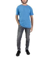 ASPESI BASIC T-shirt en coton avec logo bleu clair - T-shirt - 5