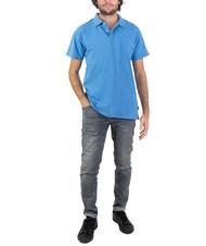 ASPESI BASIC Polo stretch à manches courtes bleu clair - chemise polo - 5