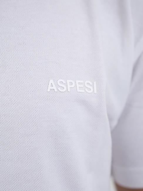 BASIC Polo stretch à manches courtes blanc - chemise polo