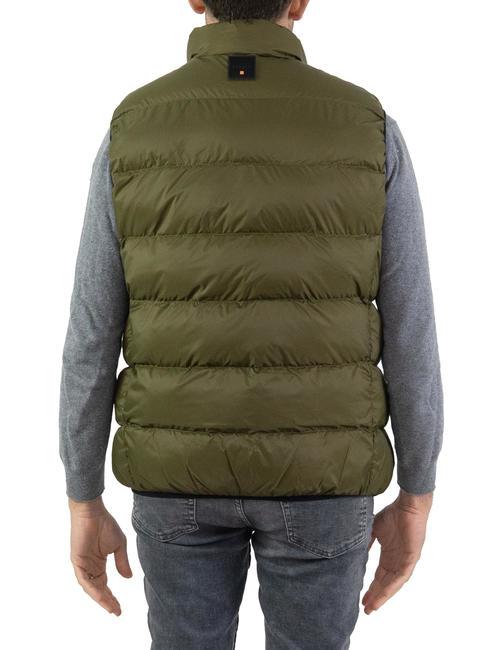PORPOISE NY Gilet rembourré olive foncé - Vestes sans manches pour hommes