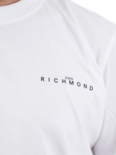 ACOSTA T-shirt en cotton blanc noir - T-shirt