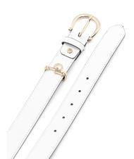 ROCCOBAROCCO RB LIZZARD Ceinture fabriqu&eacute;e en Italie Blanc - Ceintures - 3