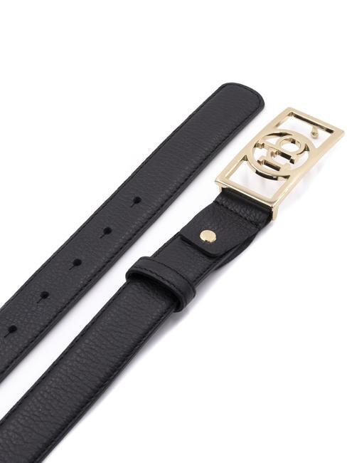 RB SQUARE Ceinture en cuir noir - Ceintures