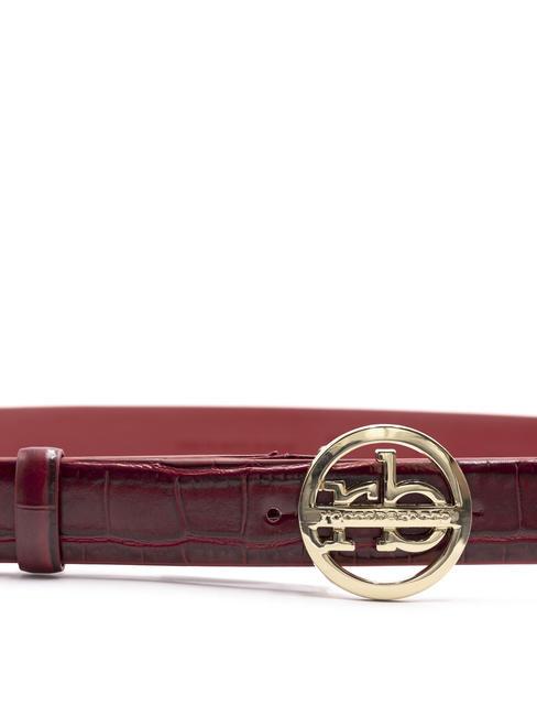 COCCO Ceinture fabriqu&eacute;e en Italie rouge - Ceintures