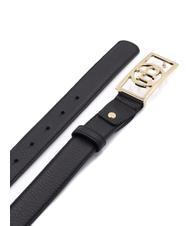 ROCCOBAROCCO RB SQUARE Ceinture en cuir noir - Ceintures - 3