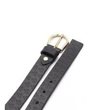 ROCCOBAROCCO EMBOSSED Ceinture en cuir noir - Ceintures - 3