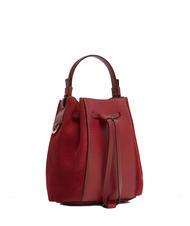 FURLA MIASTELLA Mini sac seau en cuir CERISE d - Sacs pour Femme - 2