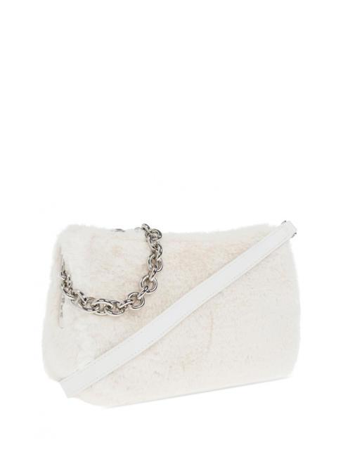 MOON Sac bandoulière avec bandoulière coton blanc - Sacs pour Femme