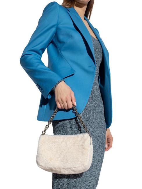 MOON Sac bandoulière avec bandoulière coton blanc - Sacs pour Femme