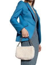 FURLA MOON Sac bandoulière avec bandoulière coton blanc - Sacs pour Femme - 6