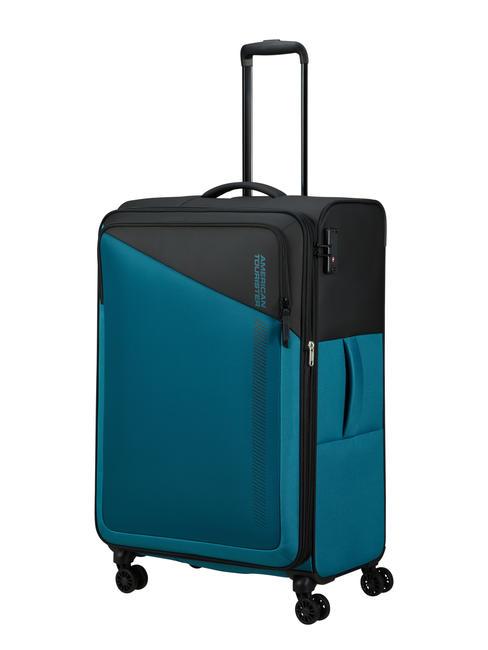 DARING DASH Grand chariot extensible noir bleu - Valises Semi-rigides