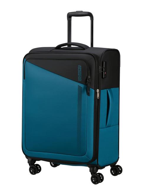 DARING DASH Chariot extensible moyen noir bleu - Valises Semi-rigides