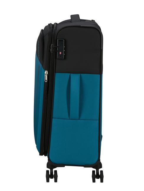 DARING DASH Chariot extensible moyen noir bleu - Valises Semi-rigides